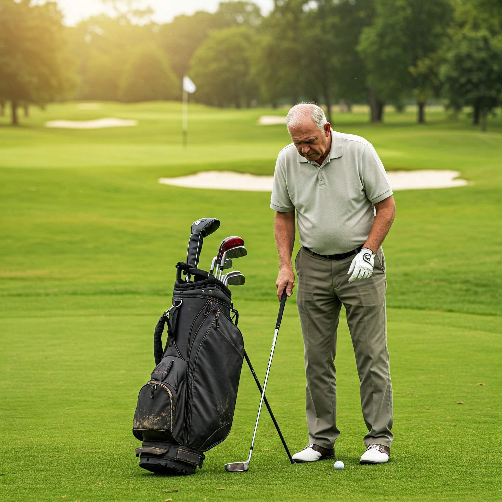 Fustrated Golfer